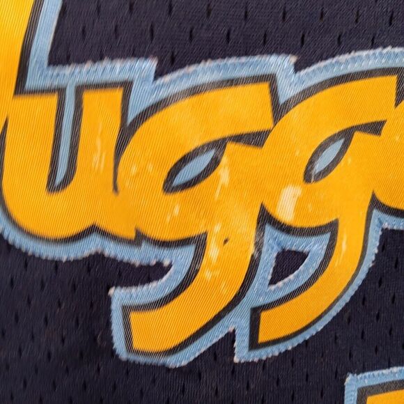 Vtg Denver Nuggets Jersey Boys Youth 18-20 Blue Reebok Carmelo Anthony Distress* - Picture 4 of 10